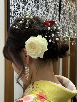 ルクール(Le cours)の写真/【滋賀/近江八幡】着付け&ヘアセットで、一日中崩れにくく華やかな晴れ姿をトータル演出。