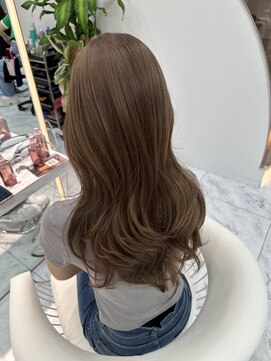 ロンドルピナス 小倉(Lond Lupinus) 黒髪カタログ/オリーブグレー/ココアベージュ/小顔に見せるヘア