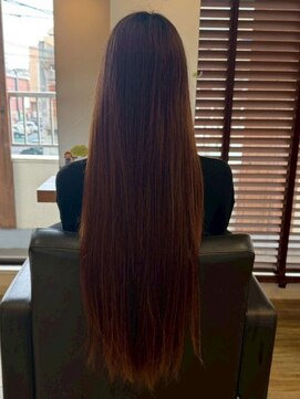 【109.カラー×髪質改善】縮毛矯正・白髪染め・ショートカット♪