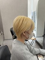 クム 横浜(qumu)&nbsp;ハンサムショート × ハイトーン【神永】