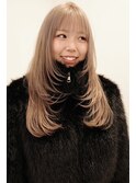 layer cut × beige color