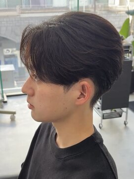 ゴート(GOATO) 毛流れ フェザーショート くせ毛 鹿児島メンズ