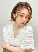 デザインカラー×ハッシュレイヤー大人可愛い外ハネボブ【浦和】