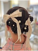 ヘアセットヘアアレンジヘアメイク卒業式入学式夏祭り浴衣