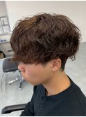 宇都宮メンズカットメンズパーマ波巻きスパイラルパーマツイスパ