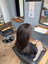 レアレア ヘアアンドライフ(LeaLea)&nbsp;ダークパープル/ナチュラルショート/夏のヘアアレンジ/伊丹
