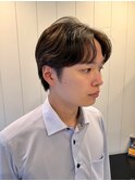 ノーセットでもきまるビジネスセンターパートニュアンスパーマ