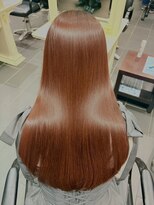 全席個室美容室 Zina津田沼 髪質改善/縮毛矯正【ジーナ】&nbsp;ブラウン系カラーと艶髪矯正 【Zina 荒川】