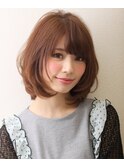 大人かわいいナチュラルボブ