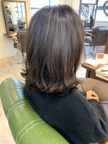 マリアバイアフロート(Maria by AFLOAT)&nbsp;【アフロート添田】大人可愛いくびれミディ外ハネ毛先ベージュ