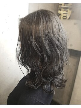 ヘアサロンエム 渋谷店(HAIR SALON M) ネオウルフ/外ハネ/アッシュブラウン/デザインカラー