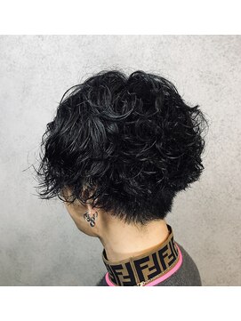 ヘアサロンエムフィス 池袋東口(HAIR SALON M Fe's) 外ハネボブ/アッシュブラウン/ネオウルフ/デザインカラー