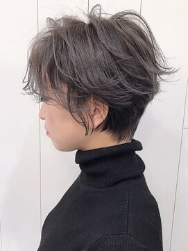 アイティー バイ アルバム 浦和店(IT by ALBUM) ハンサムショート_ココアブラウンフリンジウェーブ_ba273632