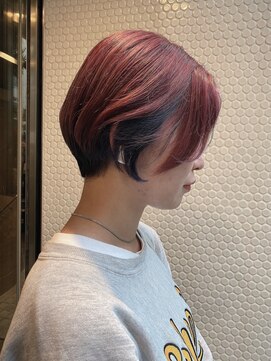 エル(EL by green) （Kotaro)ペールピンク×ダークヴァイオレット×インナーカラー