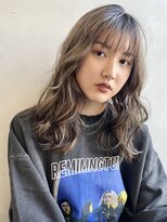 《N.カラー》透け感カラー　くすみ　ベージュ　ニュアンスカラー