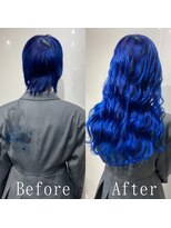 エクステ専門店あるじゃんすー 宇都宮店 マーメイドブルー#シールエクステ#ゆるふわウェーブ#宇都宮