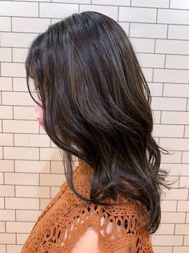 オーストヘアー リュウール(Aust hair Lueur) コントラストハイライト×ディープグレージュ　K