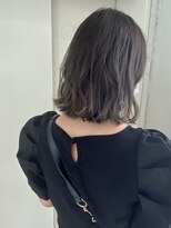 ヘアーデザイン シュシュ(hair design Chou Chou by Yone) ダークオリーブグレージュ×ボブ♪