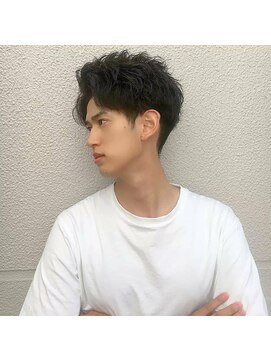 エストアール フクオカ 福岡博多店(est-r. Fukuoka) アップバング/ツイストスパイラル/メンズカット