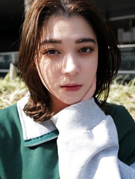 セシルヘアー 沖縄小録2号店(Cecil hair) 外ハネくびれミディ_くびれヘア