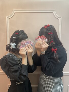 グルーヴ グルーヴ フェエリー(groove groove feerie) まおりんのらぶたらしの魔法 新宿歌舞伎町ヘアセット