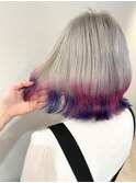 毛先サンドイッチカラー