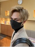 ツーブロック刈り上げスパイラルパーマ