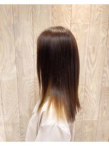 ヘアートゥリース 武蔵小杉店(hair trees)&nbsp;「美髪」ストレート×インナーカラー×髪質改善トリートメント