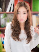 カバーヘア イヴ 戸頭店(COVER HAIR EVE)&nbsp;かきあげ前髪センターパートくせ毛風大人巻きc5戸頭20代30代40代