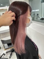 カラ ヘアーサロン(Kala Hair Salon) インナー桜ピンク