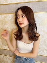 ロンド ストラーダ 心斎橋(Lond strada)&nbsp;韓国前髪顔周りロング×デザインカラー[心斎橋/髪質改善]