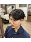 刈り上げセンターパート<理容室>メンズ/虎ノ門/眉毛