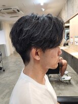 ニアウ 伊勢崎連取店(Niau)&nbsp;ニュアンスパーマ刈り上げセンターパートメンズアップバング