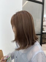 アルティファータ(artifata)&nbsp;ブリーチ無しカラー　ベージュカラー　透明感　艶感