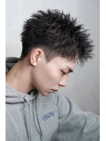 ゼロ 渋谷(XeRo)&nbsp;【バーンアップショート】ツイスト　ツーブロック