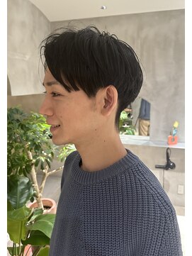 ハウ 心斎橋(how) メンズカットショート刈り上げ前髪あり大人20代30代40代50代