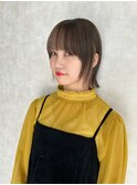 切りっぱなしボブ/インナーカラー/ボブ/ショート/ショートボブ