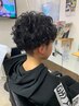 メンズカット＋ツイストパーマ【波巻きパーマ】＋ヘアセット