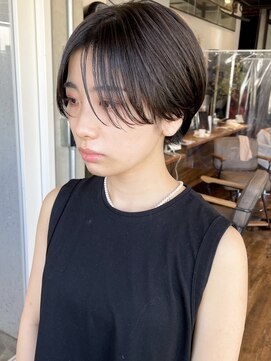 エルランカ(L.lanka) ハンサムショート/ニュアンスパーマ/ベージュカラー/マッシュ