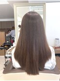 冬の保湿縮毛矯正