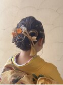 ヘアセット/成人式/20歳の集い/シニヨンヘア