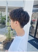 モテる束間モテ髪メンズ・ニュアンスデザインパーマ