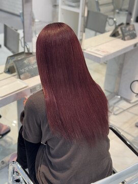 ヘアーアンドメイク ニューヨークニューヨーク 姫路店(Hair&Make NYNY) ブリーチ1回　カシスピンク