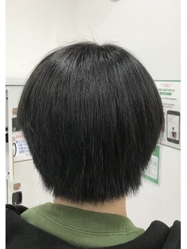 ビーズカラーイオン 酒田南店 暗髪ブルーアッシュ