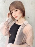 くびれヘア/レイヤーカット/ショート/ボブ/前髪/顔まわり/立川