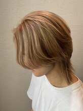 【メンズ】ウルフ×ハイトーン