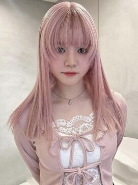 ペレ アネックス 大阪梅田茶屋町店(PELE ANNEX) くびれヘア/アプリコットオレンジ/夏のヘアアレンジ/梅田