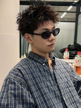 オルカ(ORCA) men's/波巻きツイストスパイラル/フェザーパーマ/サーフカール