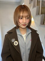 スーク(souq.)&nbsp;ウルフボブ×ブラウン