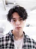 MEN’SHAIR×波巻きツイストスパイラル/シャドウパーマ/メンズ